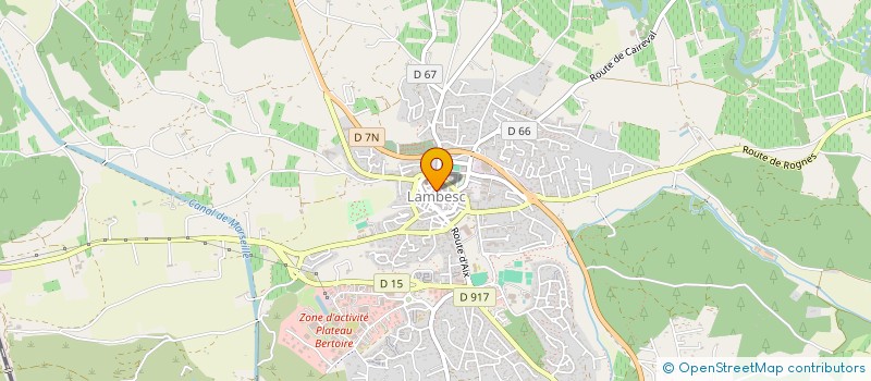 localisation de l'entreprise SWAN  LAMBESC