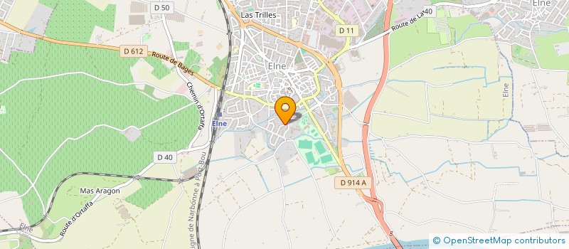 localisation de l'entreprise SWAN  ELNE