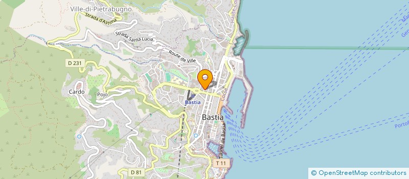 localisation de l'entreprise SWAN à BASTIA