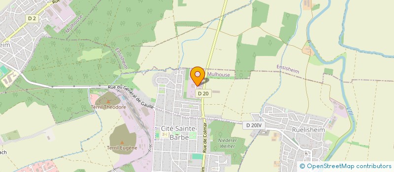 localisation de l'entreprise SWAN ALSACE  RUELISHEIM