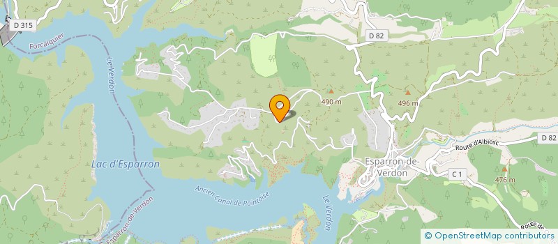 localisation de l'entreprise SWAN CONSEIL  ESPARRON-DE-VERDON