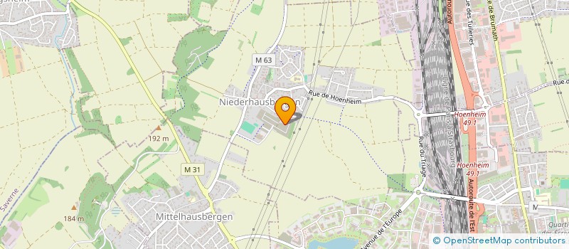 localisation de l'entreprise SWAN ENERGIE à NIEDERHAUSBERGEN