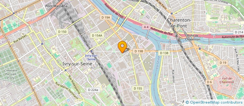 localisation de l'entreprise SWAN EXO à IVRY-SUR-SEINE
