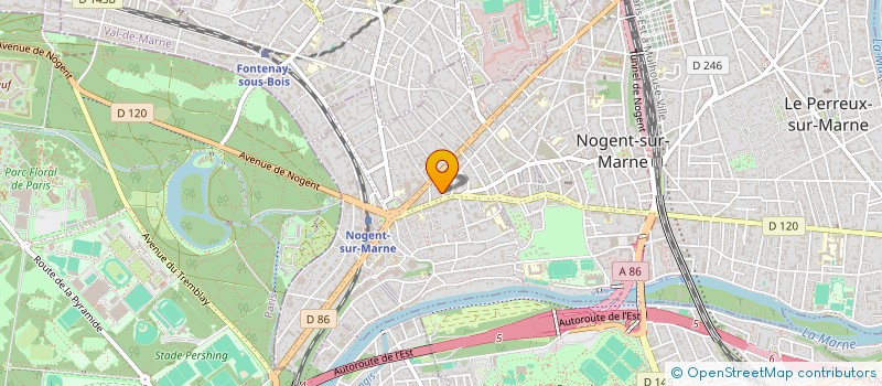 localisation de l'entreprise SWAN FILMS  NOGENT-SUR-MARNE