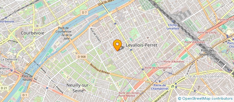 localisation de l'entreprise SWAN INVEST à LEVALLOIS-PERRET