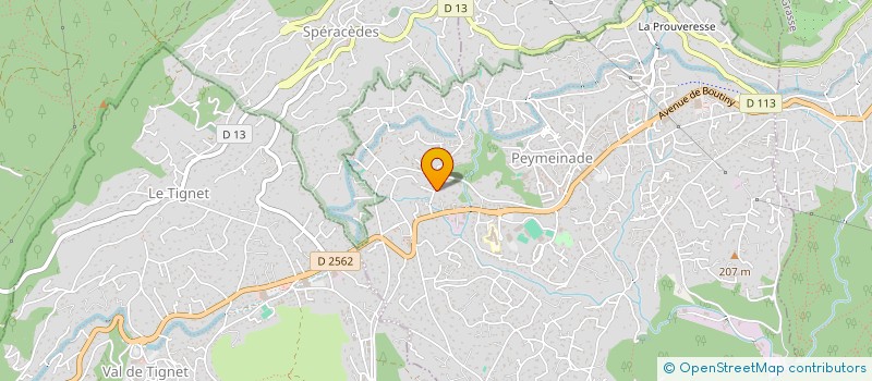 localisation de l'entreprise SWAN LOC  PEYMEINADE