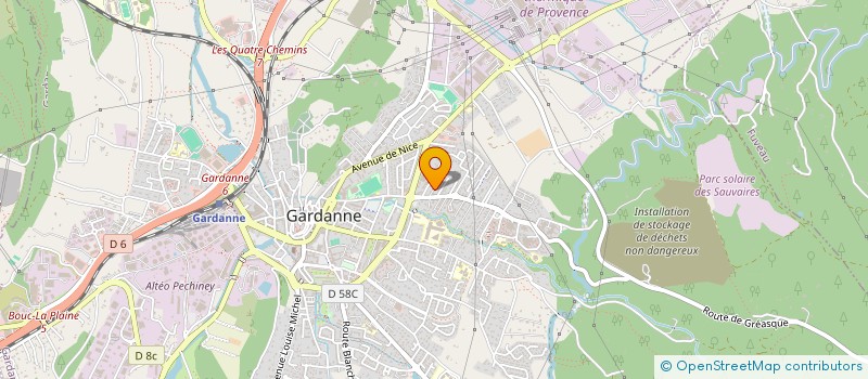 localisation de l'entreprise SWAN PRODUCTION à GARDANNE
