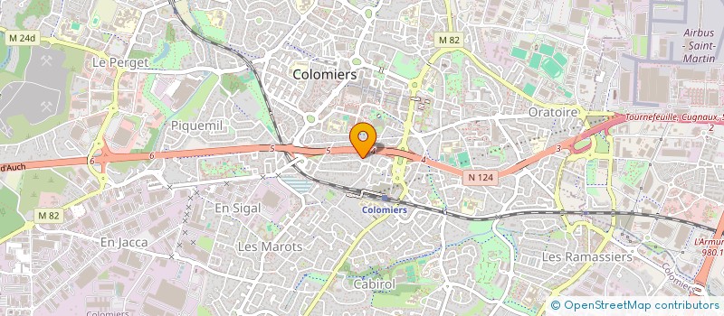 localisation de l'entreprise SWAN TENNIS à COLOMIERS