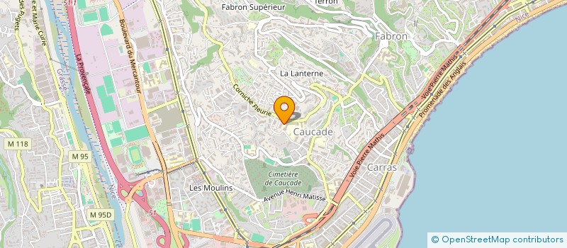 localisation de l'entreprise SWANILS  NICE