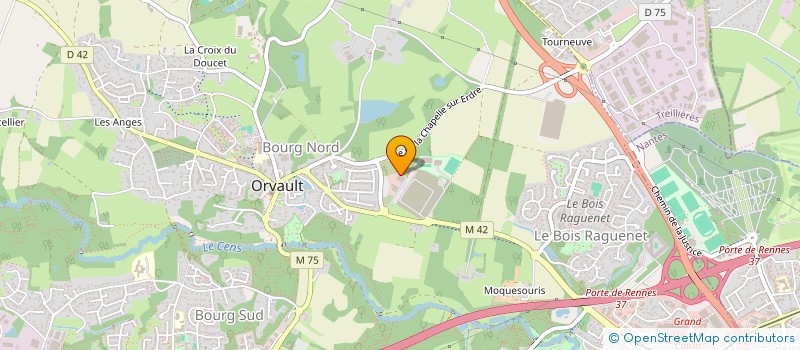 localisation de l'entreprise SWANN à ORVAULT