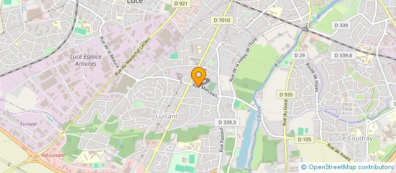 localisation de l'entreprise SWANN à DAMMARIE