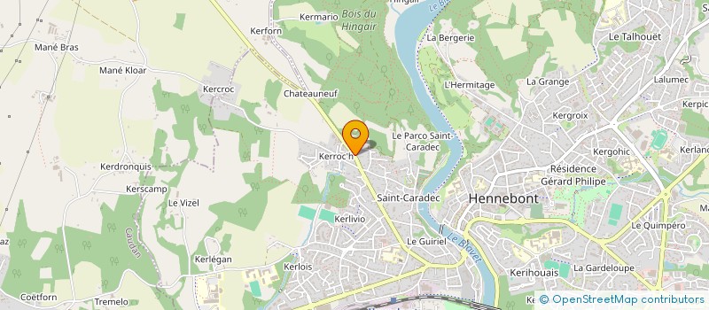 localisation de l'entreprise SWANN3  HENNEBONT