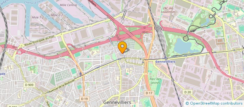 localisation de l'entreprise SWANTECH INT'L à GENNEVILLIERS