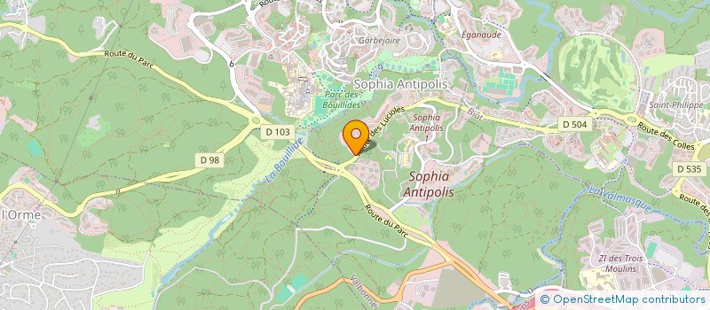 localisation de l'entreprise SWANTRAD à VALBONNE