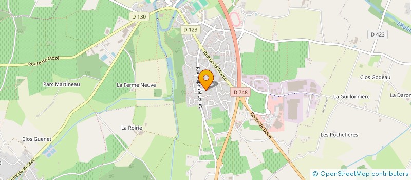 localisation de l'entreprise SWAP INVEST  BRISSAC LOIRE AUBANCE