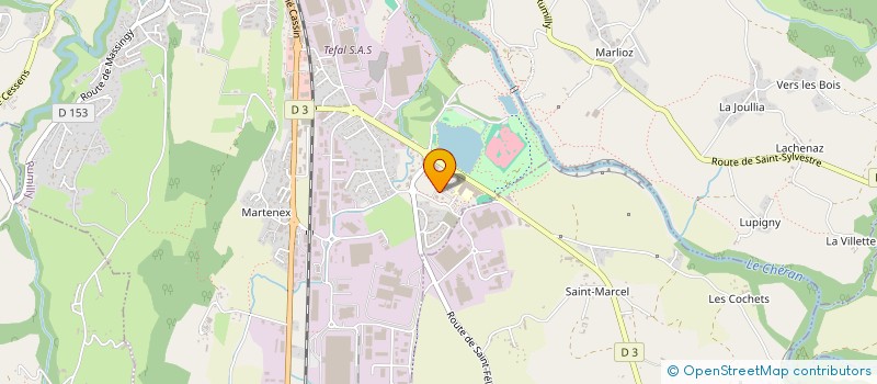 localisation de l'entreprise SWAPIO  RUMILLY