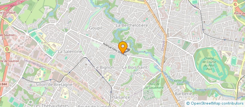 localisation de l'entreprise SWAS à ORVAULT