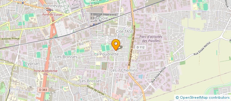localisation de l'entreprise SWAT à VAULX-EN-VELIN