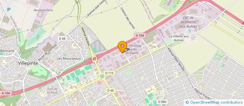 localisation de l'entreprise SWAT PROTECTION  TREMBLAY-EN-FRANCE