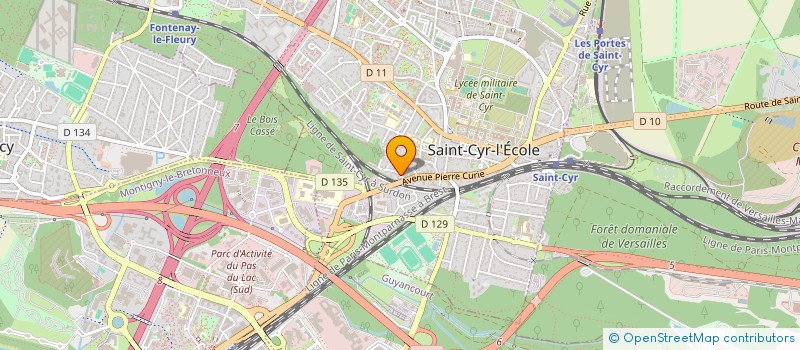 localisation de l'entreprise SWATEK BATIMENT à SAINT-CYR-L'ECOLE