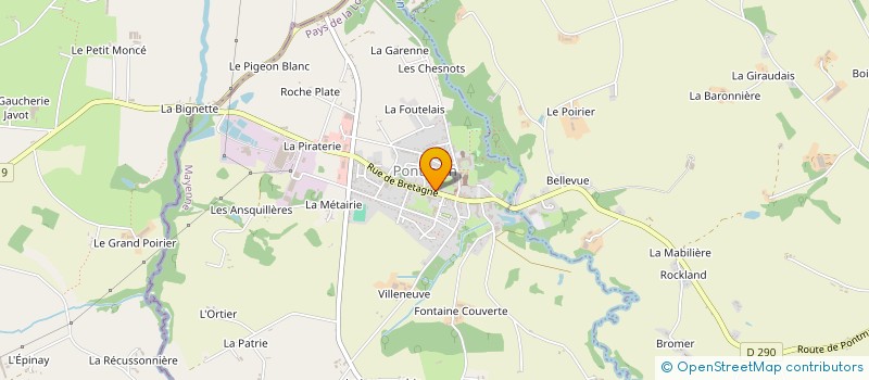 localisation de l'entreprise SWAYZANGEL-DANSONS CONTRE LE CANCER DU PANCREAS  SAINT-MARS-SUR-LA-FUTAIE