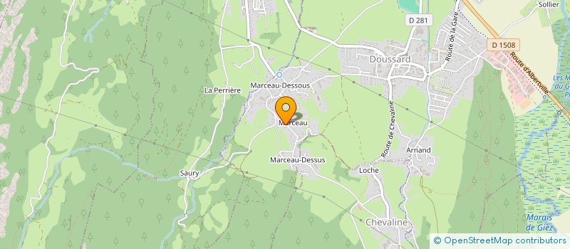 localisation de l'entreprise SWBCS74 à DOUSSARD
