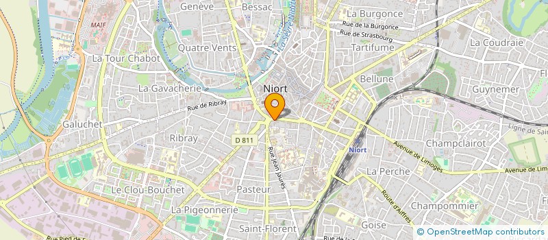 localisation de l'entreprise SWD HATTEN  NIORT