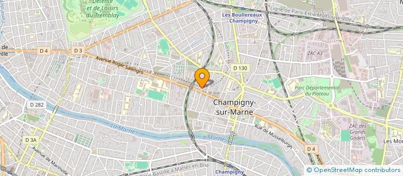 localisation de l'entreprise SWE  CHAMPIGNY-SUR-MARNE