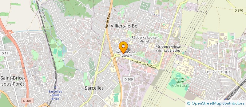 localisation de l'entreprise SWEDZO MEUBLE'S  VILLIERS-LE-BEL