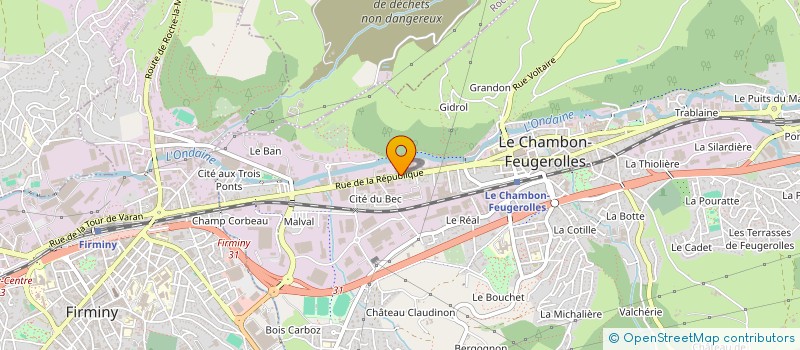 localisation de l'entreprise SWEELY à LE CHAMBON-FEUGEROLLES