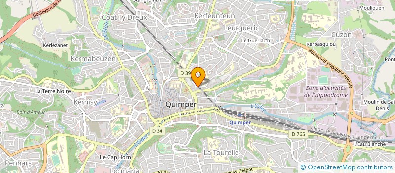 localisation de l'entreprise SWEEP HOME PARTICULIERS  QUIMPER