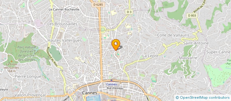 localisation de l'entreprise SWEET à CANNES