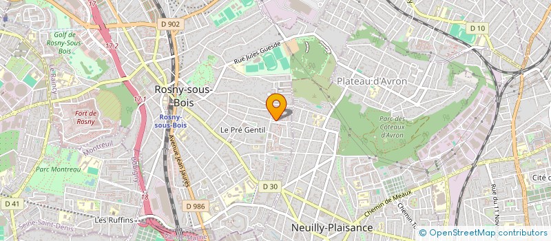 localisation de l'entreprise SWEET APRICOTS SOUNDSYSTEM (SWEET APRICOTS) à ROSNY-SOUS-BOIS