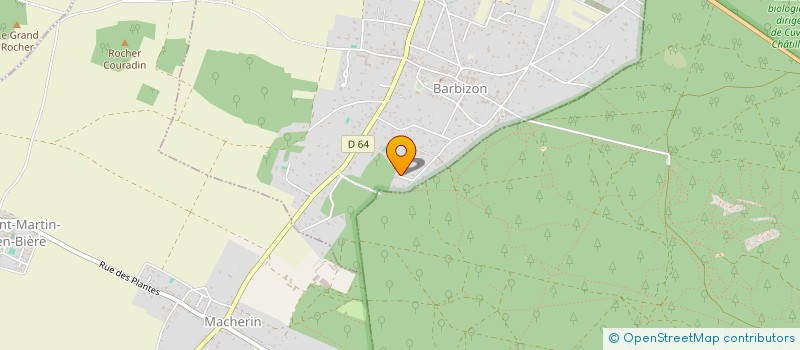 localisation de l'entreprise SWEET ARTS  BARBIZON