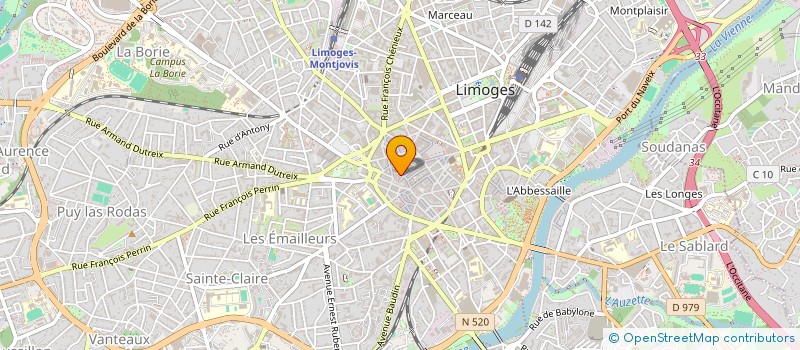 localisation de l'entreprise SWEET CACAO à LIMOGES