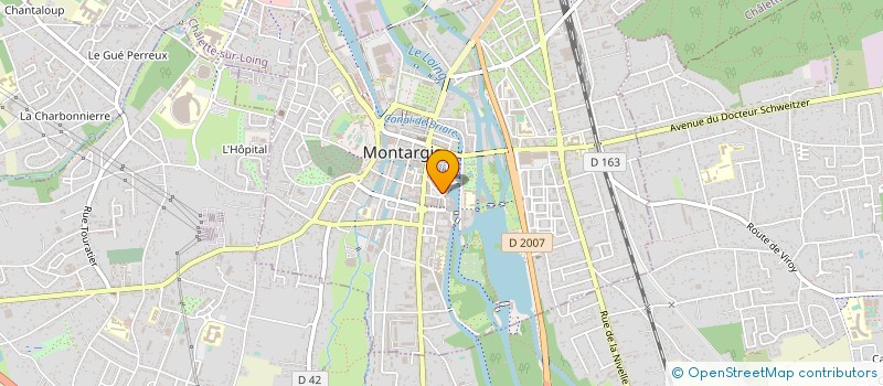 localisation de l'entreprise SWEET & CAKE à MONTARGIS