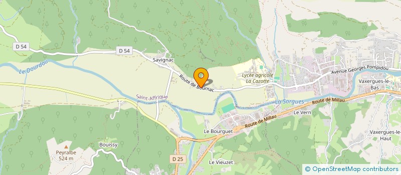 localisation de l'entreprise SWEET CHERRY COMBO  SAINT-AFFRIQUE