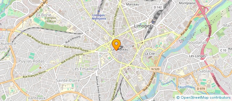 localisation de l'entreprise SWEET COOKIES  LIMOGES