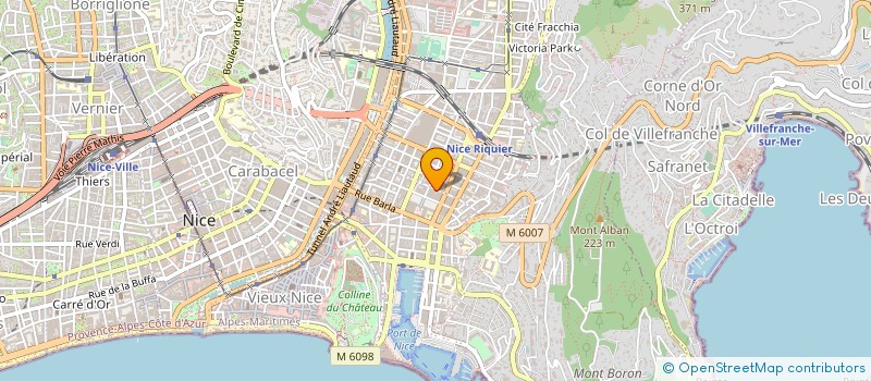 localisation de l'entreprise SWEET CREATION COTE D'AZUR à NICE