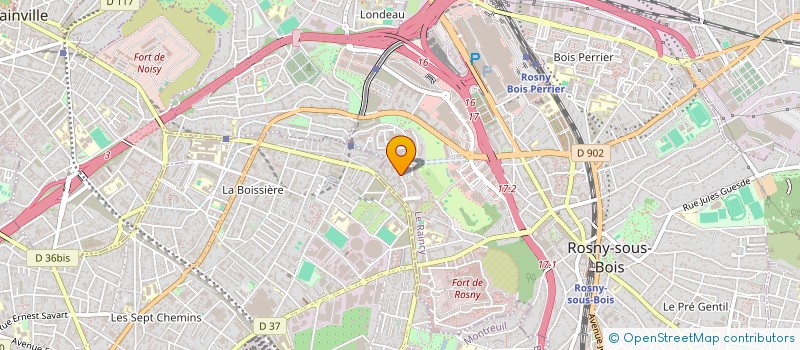 localisation de l'entreprise SWEET CROUSTY  ROSNY-SOUS-BOIS