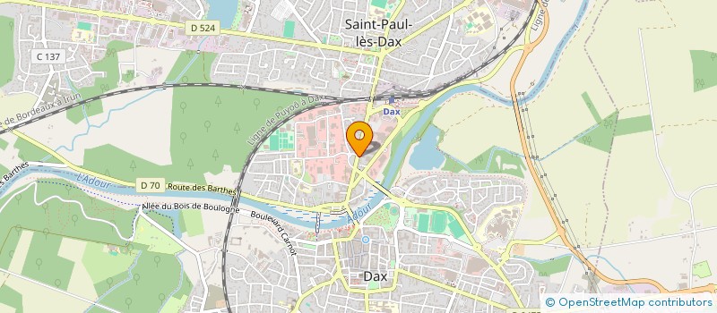 localisation de l'entreprise SWEET DANCE  DAX