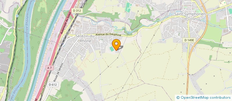 localisation de l'entreprise SWEET'DANSES  SEREZIN-DU-RHONE