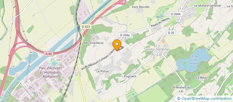 localisation de l'entreprise SWEET DOM  SAINTE-HELENE-DU-LAC