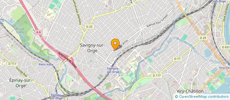 localisation de l'entreprise SWEET EVENEMENT à SAVIGNY-SUR-ORGE