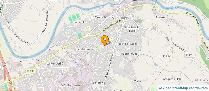 localisation de l'entreprise SWEET FAMILY  SAINT-JUERY