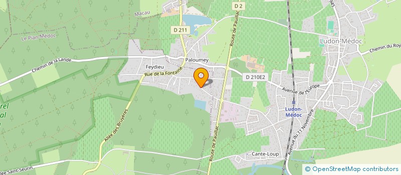 localisation de l'entreprise SWEET GOLF  LE PIAN-MEDOC