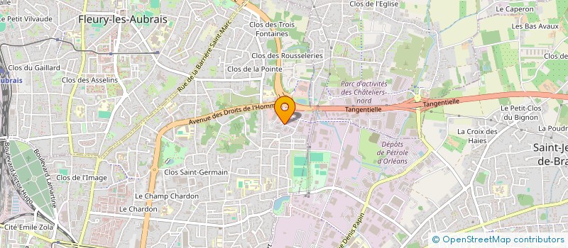 localisation de l'entreprise SWEET GREEN à ORLEANS