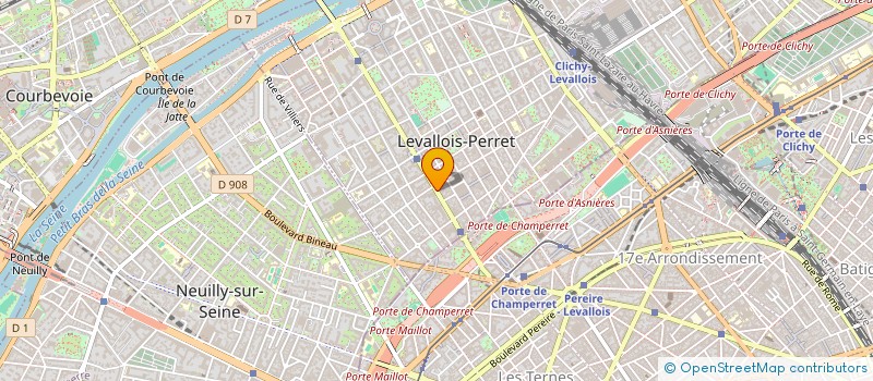 localisation de l'entreprise SWEET HOME à LEVALLOIS-PERRET