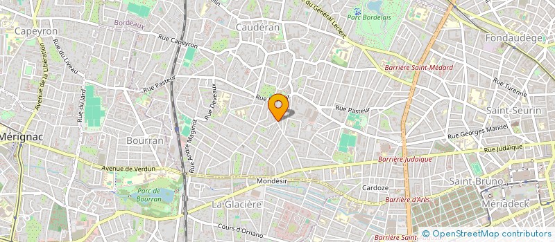 localisation de l'entreprise SWEET HOME à BORDEAUX