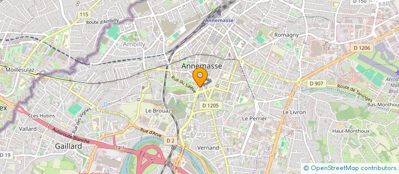 localisation de l'entreprise SWEET HOME à ANNEMASSE